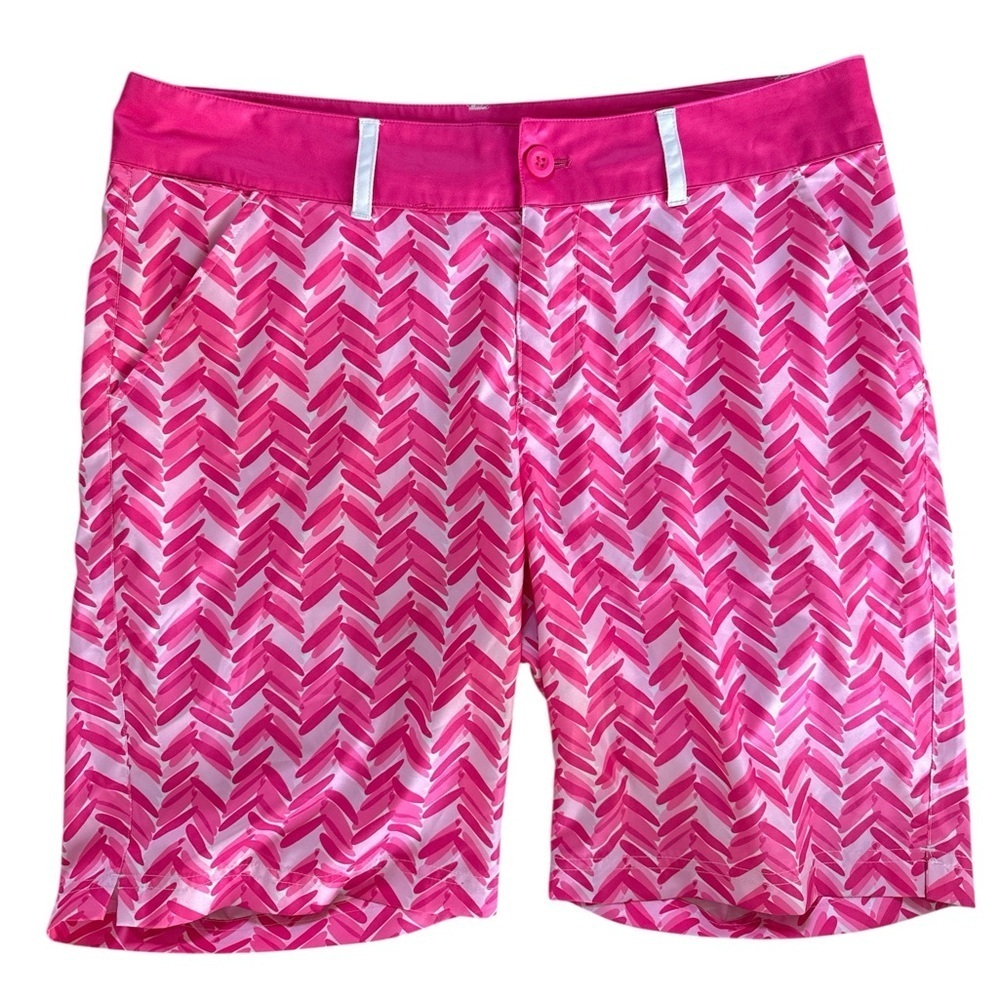 Birdies and Bows Pink Print Golf Shorts